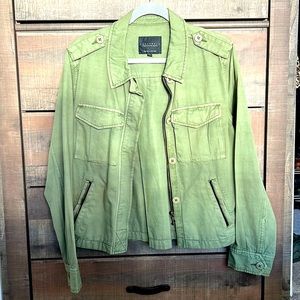 Sanctuary olive military style cape coat